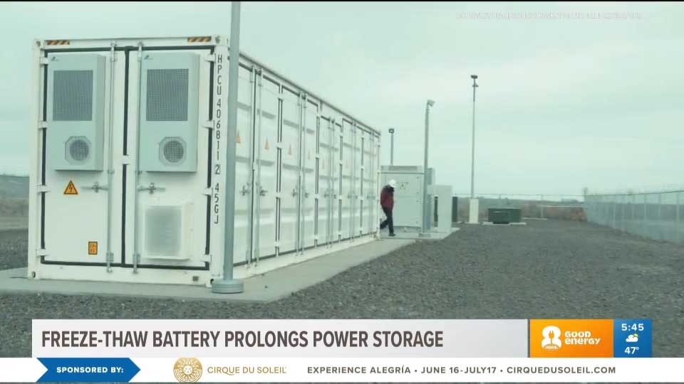 Freeze-thaw Battery Prolongs Power Storage